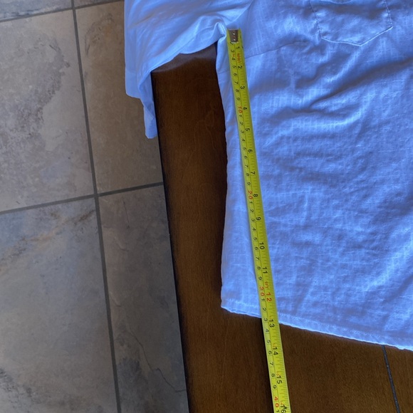 KAREN SCOTT PETITES 100% Semi-Sheer Cotton 3/4 Sleeve Button Down Shirt Large(P) - Picture 7 of 10